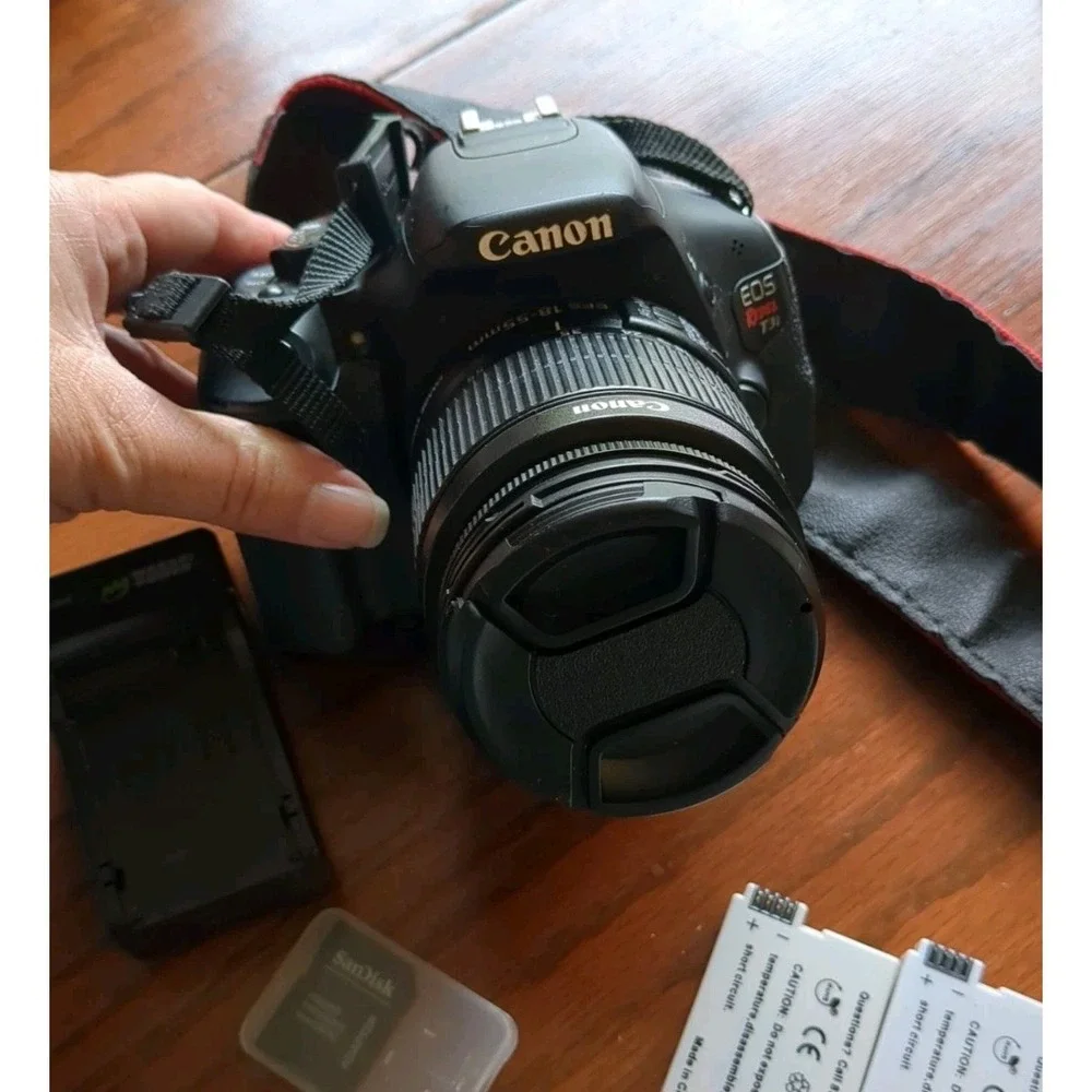 Canon EOS Black Digital Camera with Accessories